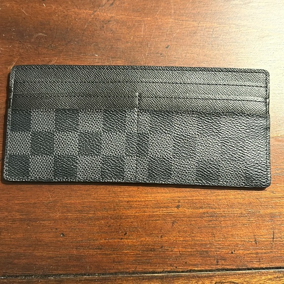 EUC Louis Vuitton Damier Graphite Long Card Holder - Picture 3 of 6